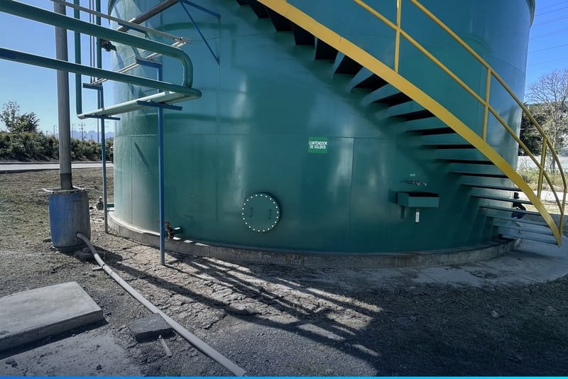 Reactor biológico instalado por CasPro Water