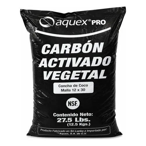 Saco de carbón activado vegetal de concha de coco para tratamiento de agua