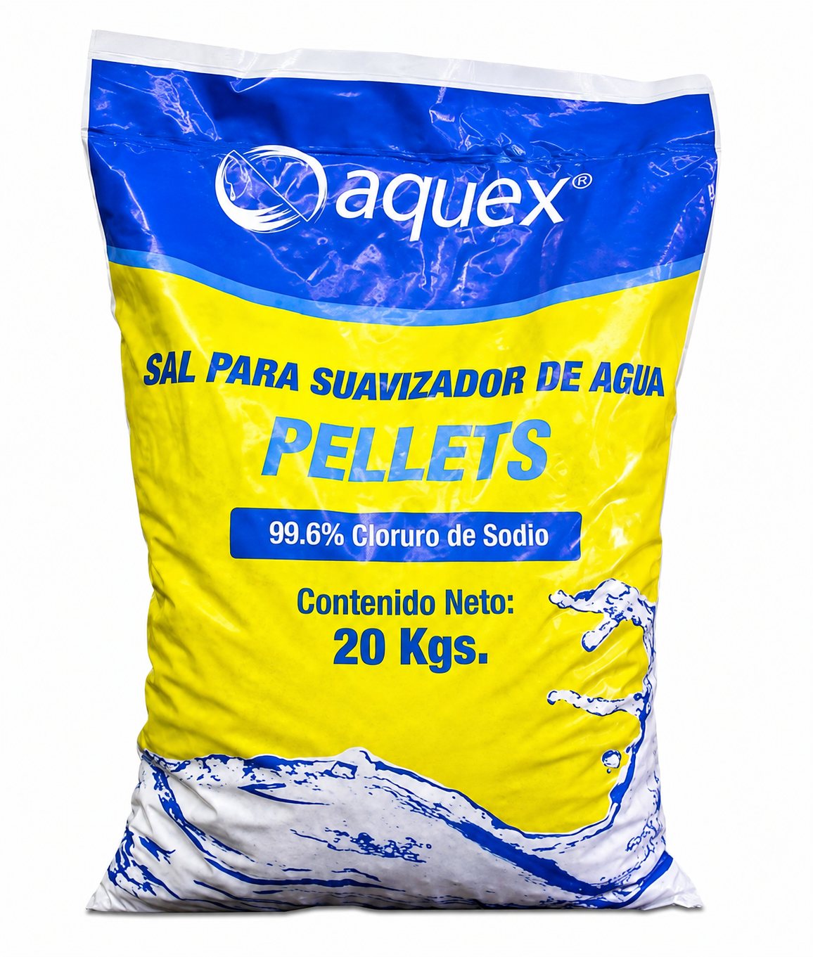 Saco de sal en pellets para suavizador de agua