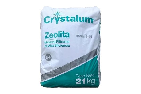 Saco de zeolita como medio filtrante de alta eficiencia